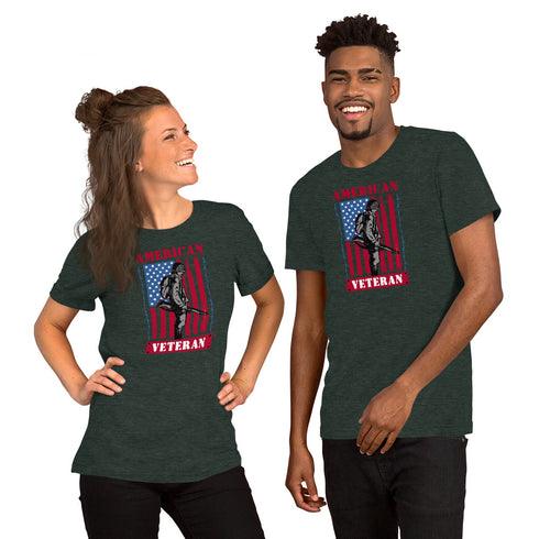 American Veteran Graphic t-shirt - Mainstream Freedom